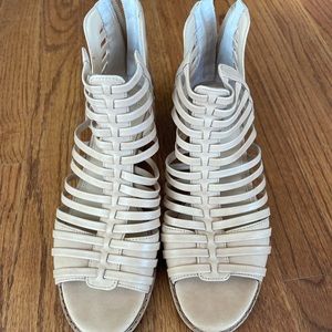 Vince Camuto sandals. Light tan color. Worn twice